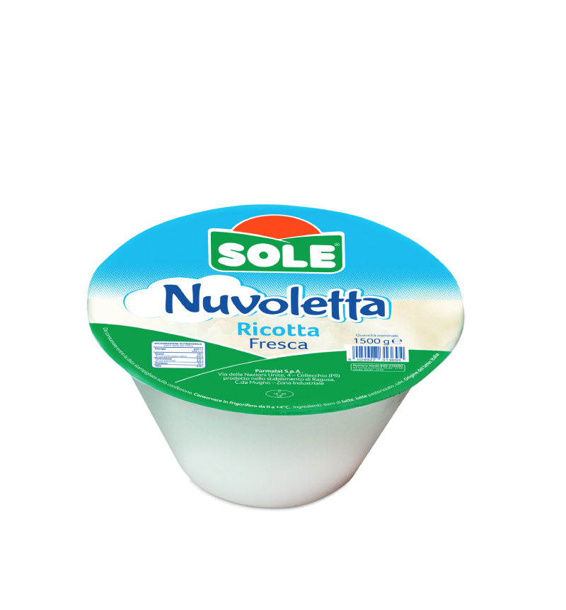 Ricotta fresca Nuvoletta Sole